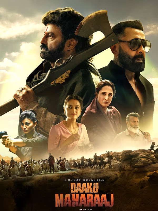 Free Filmy4web Daaku Maharaaj (2025) (Hindi + Telugu) Dual Audio UnCut South Movie HD ESub
