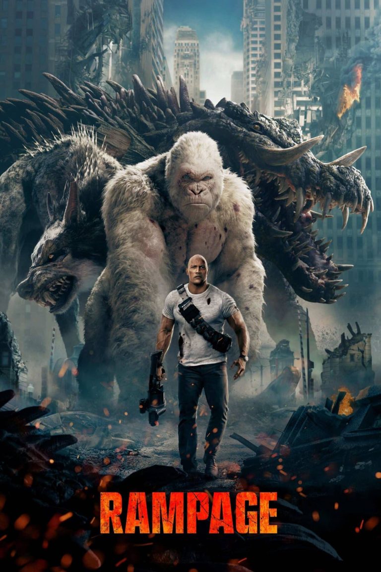 Free HdMovies4u Rampage (2018) (Hindi + English) Dual Audio Hollywood Movie BluRay HD ESub